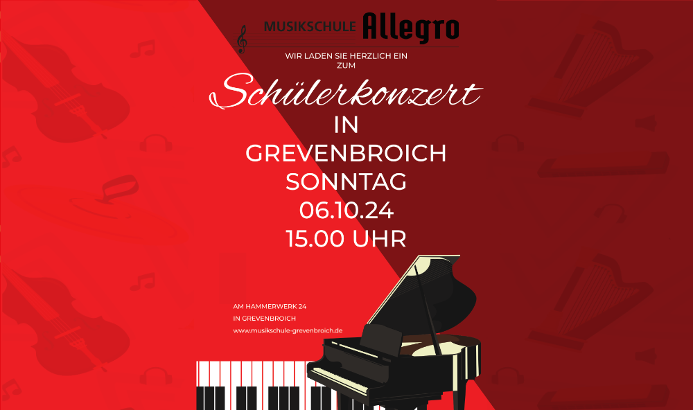 Schülerkonzert der Musikschule Allegro 